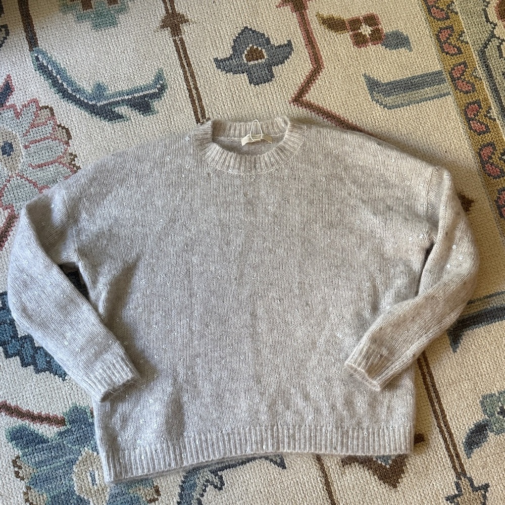 Sezane Ludivine Shimmer Sweater